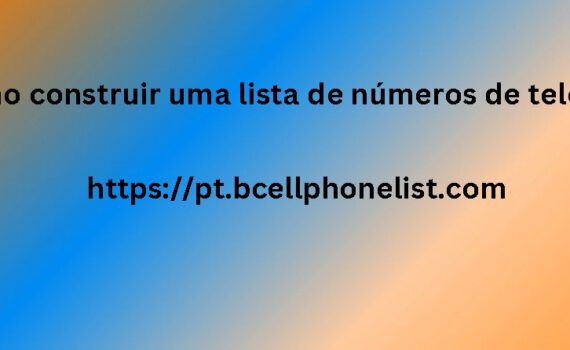 Como construir uma lista de números de telefone