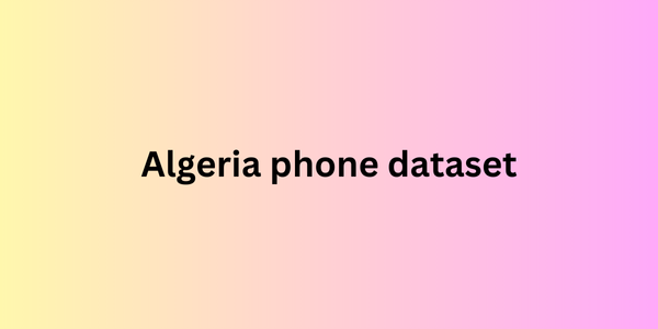 Algeria phone dataset