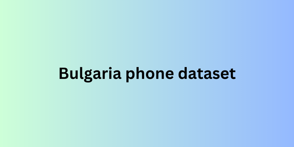 Bulgaria phone dataset