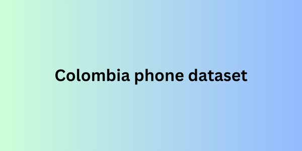 Colombia phone dataset