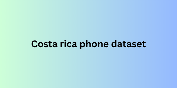 Costa rica phone dataset