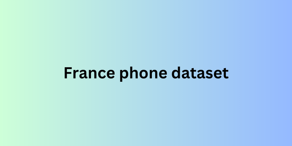 France phone dataset