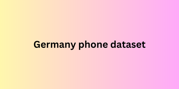 Germany phone dataset