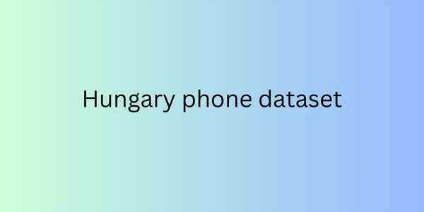 Hungary phone dataset