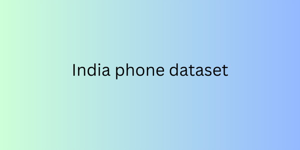 India phone dataset