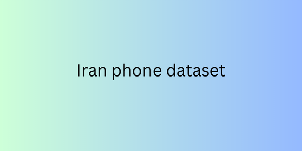 Iran phone dataset