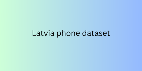 Latvia phone dataset