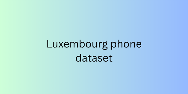 Luxembourg phone dataset