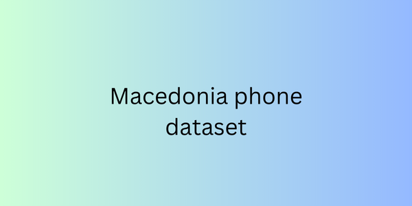 Macedonia phone dataset