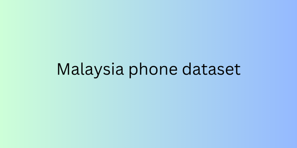 Malaysia phone dataset