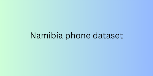 Namibia phone dataset