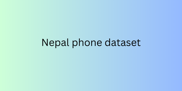 Nepal mobile dataset