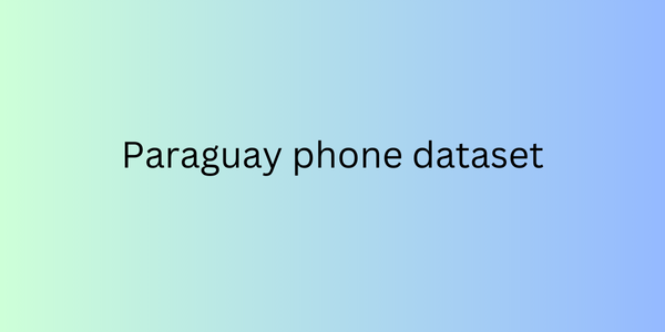 Paraguay phone dataset